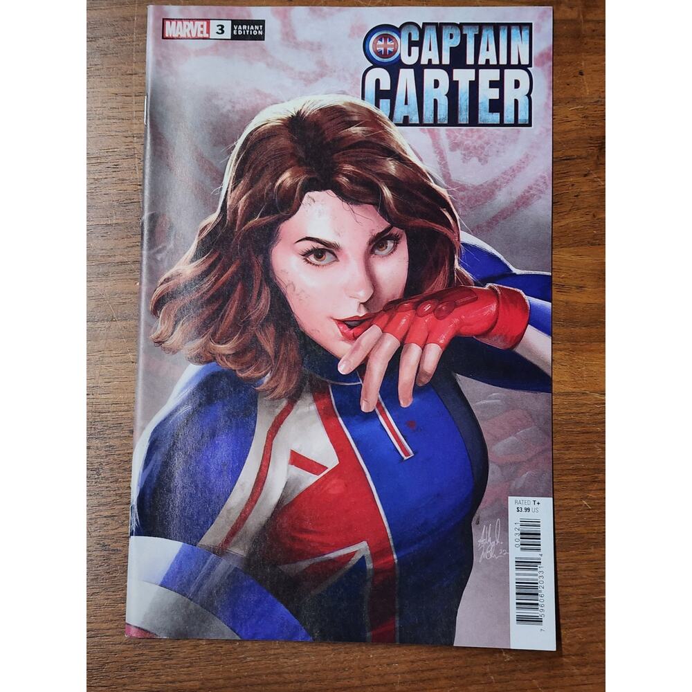 Captain Carter #3B (2022) - Marvel Ashley Witter Variant Cover VG/F